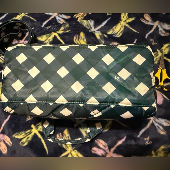 * SALE ENDS TODAY!* Lug Jitterbug crossbody in Gingham Evergreen - Picture 5 of 8